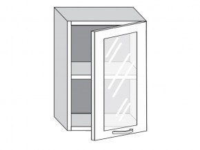 1.50.3 Шкаф настенный (h=720) на 500мм с 1-ой стекл. дверцей в Качканаре - kachkanar.magazinmebel.ru | фото