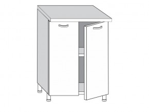 2.60.2 Шкаф-стол на 600мм с 2-мя дверцами в Качканаре - kachkanar.magazinmebel.ru | фото