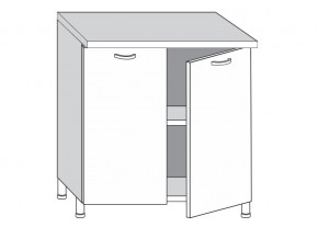 2.80.2 Шкаф-стол на 800мм с 2-мя дверцами в Качканаре - kachkanar.magazinmebel.ru | фото