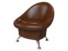 Банкетка-кресло 6-5104 коричневая в Качканаре - kachkanar.magazinmebel.ru | фото