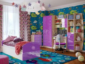 Детская комната Юниор-2 Фиолетовый металлик в Качканаре - kachkanar.magazinmebel.ru | фото