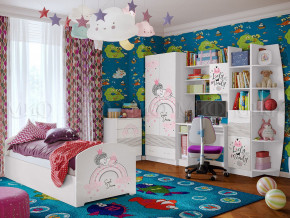 Детская комната Юниор-2 Принцесса 1 в Качканаре - kachkanar.magazinmebel.ru | фото - изображение 1