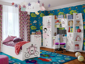 Детская комната Юниор-2 Принцесса в Качканаре - kachkanar.magazinmebel.ru | фото - изображение 1