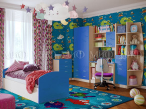 Детская комната Юниор-2 Синий в Качканаре - kachkanar.magazinmebel.ru | фото