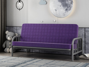 Диван-кровать Мадлен 4 Серый-Фиолетовый в Качканаре - kachkanar.magazinmebel.ru | фото - изображение 1