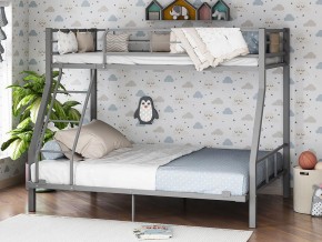 Двухъярусная кровать Гранада-1 140 Серая в Качканаре - kachkanar.magazinmebel.ru | фото