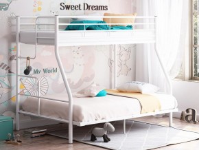 Двухъярусная кровать Гранада-3 140 белый в Качканаре - kachkanar.magazinmebel.ru | фото