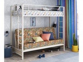 Двухъярусная кровать с диваном Мадлен Слоновая кость-марки в Качканаре - kachkanar.magazinmebel.ru | фото - изображение 1