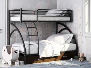 Двухъярусная кровать Виньола-2 Я черный в Качканаре - kachkanar.magazinmebel.ru | фото