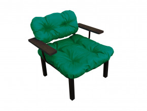 Кресло Дачное зелёная подушка в Качканаре - kachkanar.magazinmebel.ru | фото