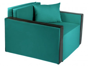 Кресло-кровать Милена с подлокотниками рогожка emerald в Качканаре - kachkanar.magazinmebel.ru | фото
