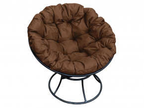 Кресло Папасан без ротанга коричневая подушка в Качканаре - kachkanar.magazinmebel.ru | фото