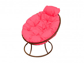 Кресло Папасан мини без ротанга розовая подушка в Качканаре - kachkanar.magazinmebel.ru | фото