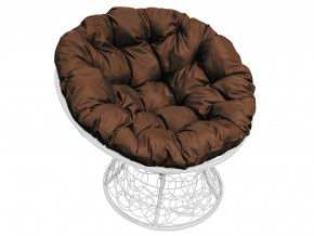 Кресло Папасан с ротангом коричневая подушка в Качканаре - kachkanar.magazinmebel.ru | фото - изображение 1