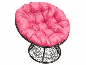Кресло Папасан с ротангом розовая подушка в Качканаре - kachkanar.magazinmebel.ru | фото - изображение 1