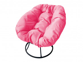 Кресло Пончик без ротанга розовая подушка в Качканаре - kachkanar.magazinmebel.ru | фото