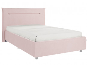 Кровать Альба 1200 велюр нежно-розовый в Качканаре - kachkanar.magazinmebel.ru | фото - изображение 1