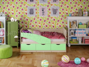 Кровать Бабочки 1600 Салатовый в Качканаре - kachkanar.magazinmebel.ru | фото