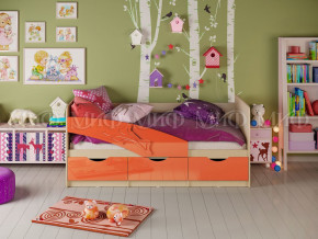 Кровать Дельфин 1800 Оранжевый металлик в Качканаре - kachkanar.magazinmebel.ru | фото - изображение 1