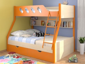 Кровать Дельта 20.02 оранжевая в Качканаре - kachkanar.magazinmebel.ru | фото