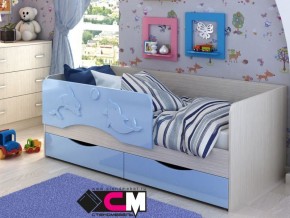 Кровать детская Алиса КР 812 голубая 1600 в Качканаре - kachkanar.magazinmebel.ru | фото