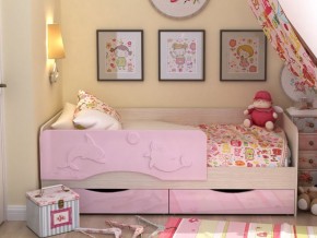 Кровать детская Алиса КР 812 розовая 1600 в Качканаре - kachkanar.magazinmebel.ru | фото