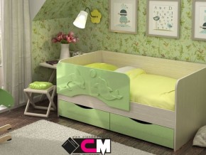 Кровать детская Алиса КР 812 зеленая 1600 в Качканаре - kachkanar.magazinmebel.ru | фото - изображение 1