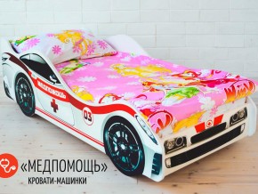 Кровать детская машина Медпомощь в Качканаре - kachkanar.magazinmebel.ru | фото