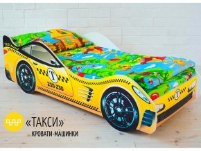 Кровать детская машина Такси в Качканаре - kachkanar.magazinmebel.ru | фото - изображение 1