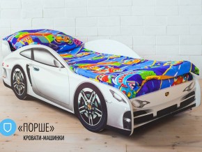 Кровать детская машинка Порше в Качканаре - kachkanar.magazinmebel.ru | фото - изображение 1