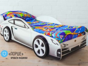 Кровать детская машинка Порше в Качканаре - kachkanar.magazinmebel.ru | фото - изображение 2