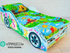 Кровать детская машинка Принцесса в Качканаре - kachkanar.magazinmebel.ru | фото - изображение 1