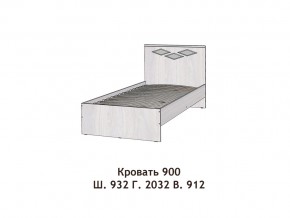 Кровать Диана 900 в Качканаре - kachkanar.magazinmebel.ru | фото - изображение 2