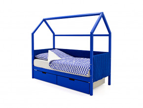 Кровать-домик мягкий Svogen с ящиками синий в Качканаре - kachkanar.magazinmebel.ru | фото