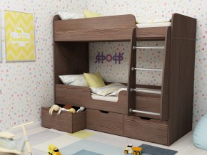 Кровать двухъярусная Малыш двойняшка бодега в Качканаре - kachkanar.magazinmebel.ru | фото