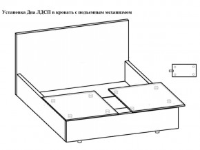 Кровать Феодосия норма 160 с механизмом подъема и дном ЛДСП в Качканаре - kachkanar.magazinmebel.ru | фото - изображение 5