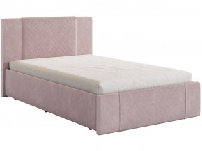 Кровать Хлоя 1200 велюр нежно-розовый в Качканаре - kachkanar.magazinmebel.ru | фото - изображение 1