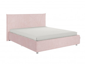 Кровать Квест 1600 велюр нежно-розовый в Качканаре - kachkanar.magazinmebel.ru | фото - изображение 1
