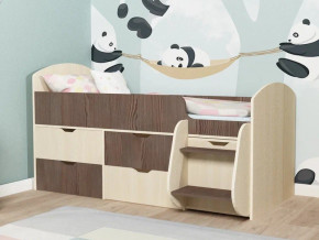 Кровать Малыш-7 Дуб-Бодега в Качканаре - kachkanar.magazinmebel.ru | фото