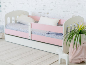 Кровать Малыш с ящиком розовый в Качканаре - kachkanar.magazinmebel.ru | фото