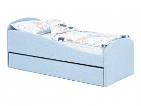 Кровать с ящиком Letmo небесный (рогожка) в Качканаре - kachkanar.magazinmebel.ru | фото - изображение 11