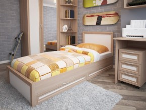 Кровать с настилом Остин модуль 21 с ящиками 24 в Качканаре - kachkanar.magazinmebel.ru | фото - изображение 1