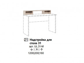 Надстройка для стола 31 (Полка) в Качканаре - kachkanar.magazinmebel.ru | фото