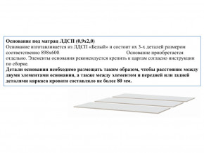 Основание из ЛДСП 0,9х2,0м в Качканаре - kachkanar.magazinmebel.ru | фото