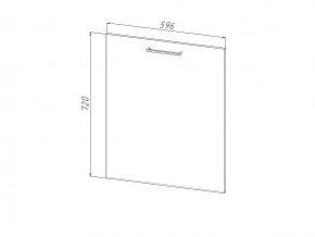 П 60 Комплект для посудомоечной машины 600 мм (цоколь + фасад) ЛДСП в Качканаре - kachkanar.magazinmebel.ru | фото