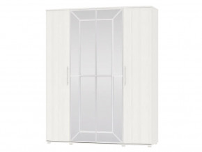 Шкаф 4-х дверный Амели 4-5200 Рамух белый в Качканаре - kachkanar.magazinmebel.ru | фото