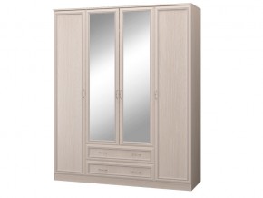 Шкаф 4-х дверный с зеркалом и ящиками в Качканаре - kachkanar.magazinmebel.ru | фото
