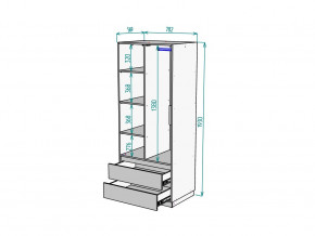 Шкаф Malta light H297 Белый в Качканаре - kachkanar.magazinmebel.ru | фото - изображение 2