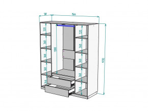 Шкаф Malta light H302 Белый в Качканаре - kachkanar.magazinmebel.ru | фото - изображение 2