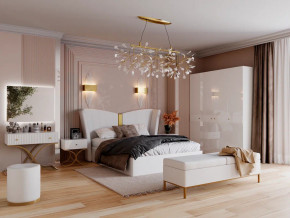 Спальня Рише белый глянец с перламутром в Качканаре - kachkanar.magazinmebel.ru | фото